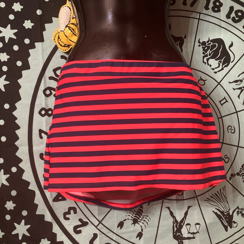 Size 6 Basic Editions Striped Bathing Suit Bottom